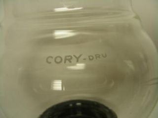 Cory DRU Vintage Vacuum Coffee Pot Maker/Brewer Top only #DRR 9