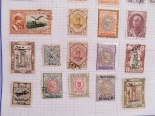IRAN selling my WW collection 105 stamps on pages incl classics