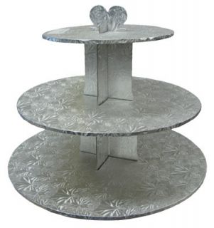 Cupcake or Cake Stand Stands Bulk 2 or 3 Tier Round or Square 21 or 30