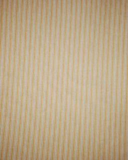  Lined Flat Casual Custom Made Gold Cream Stripe Drapes 1 Pair