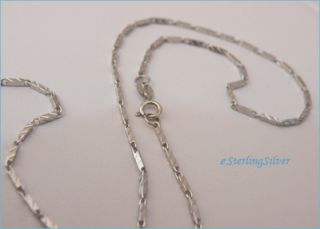  Silver Designer Chain , 16 Inches, 1.2 mm Width, 4.6 Grams