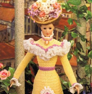 Crochet Pattern Fashion Barbie Doll Annie Society Sep 1995 Collectors