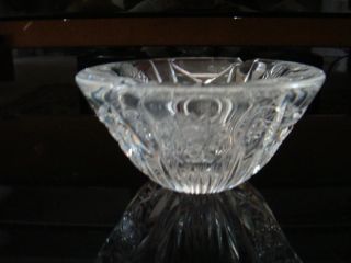 Vintage Antique Cut Glass Crystal Ashtray