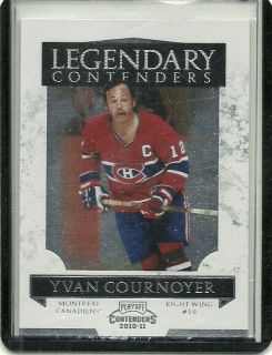 2010 11 Playoff Contenders Legendary Contenders 1 Yvan Cournoyer