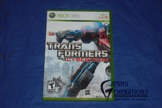 Xbox 360 Transformers War for Cybertron