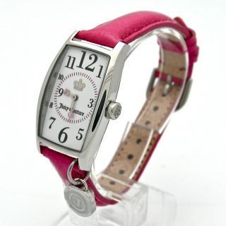 Auth Juicy Couture Twiggy Pink Patent Leather Ladies Charm Watch