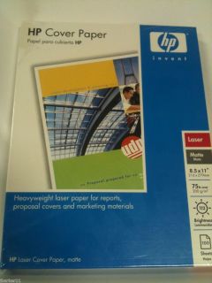 SEALED HP Cover Paper 8 5 x 11 75 lb Heavyweight Laser Q2413A