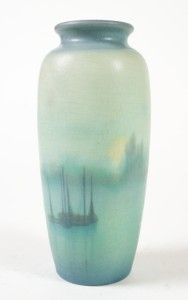  Vase signed by Sallie Coyne Beautiful 1910s Arts & Craft Pottery