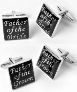 Personalized Wedding Cuff Links Father of Bride Groom