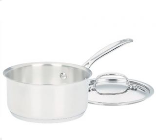Cuisinart Chefs Classic Stainless 3 Quart Saucepan with Lid Cookware