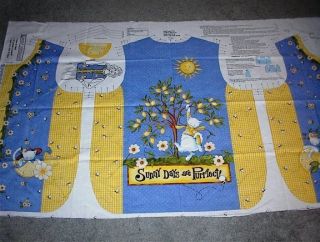 Daisy Kingdom Sunshine Fresh Adult Vest Fabric Panel 100 Cotton Cats