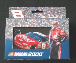 NASCAR 2000 Dale Earnhardt Jr 2 Decks Playing Cards in Collectible Tin
