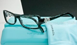  TIFFANY & CO TF 2048 B 8129 Eyeglass Frame Crystal Black Blue Silver