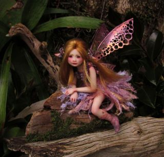 Pretty Garden Flower Fairy  Celia Anne Harris  OOAK