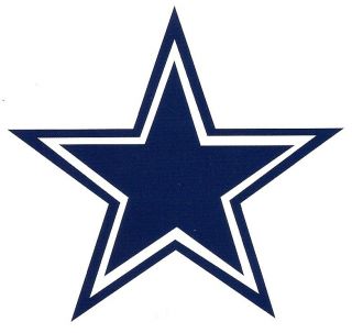 Dallas Cowboys Vinyl Decal Stickers 2 PK Great Gifts