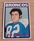 1972 TOPPS LYLE ALZADO ROOKIE #106 EX+ DENVER BRONCOS