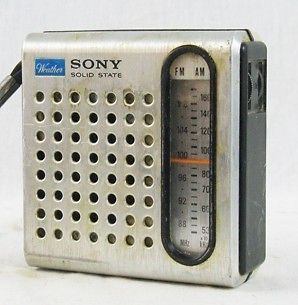 Vintage Sony TFM 3950W AM/FM Transistor Radio
