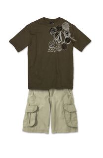 Volcom T Shirt & Quiksilver Shorts (Big Boys)