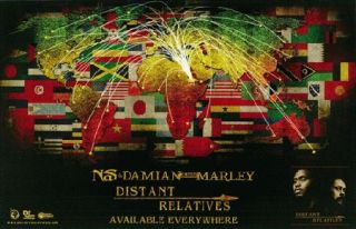 Damian Marley NAS Distant Relatives 2010 Reggae Poster