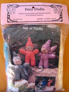 KNITTING PATTERN TRADITIONAL GOLLIWOG DOLL 3 SIZES # 72