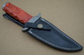 Unique Custom Handmade Damascus Steel Hunting Bowie Knife C20
