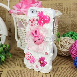 Creative Cake Rabbit Design Hard Case Cover for Apple iPhone 5 5g 5th