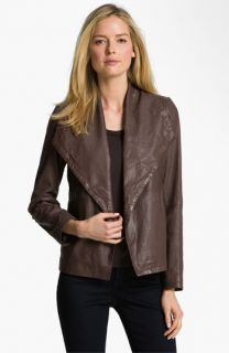 Eileen Fisher Rumpled Leather Jacket