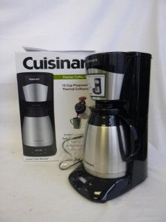 Cuisinart DTC 975BKN Thermal 12 Cup Programmable Coffeemaker Black
