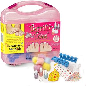 Creativity Kids Terrific Toes Cosmetic Nail Polish Kit