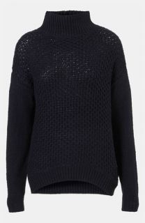 Topshop Slouchy Mock Neck Sweater