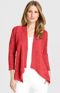 Eileen Fisher Angled  Mélange Knit Cardigan