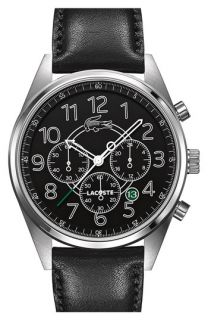 Lacoste Zaragoza Chronograph Leather Strap Watch