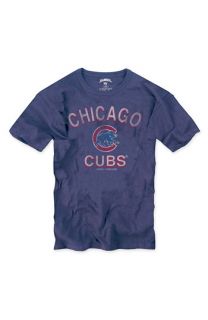 Banner 47 Chicago Cubs Regular Fit Crewneck Burnout T Shirt (Men)