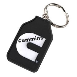 Cummins Engine Logo Emblem Mud Flap Key Chain Fob Tag Dodge Ram Pickup
