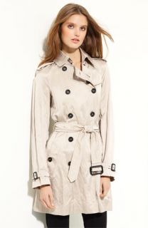 Burberry London Belted Satin Trench