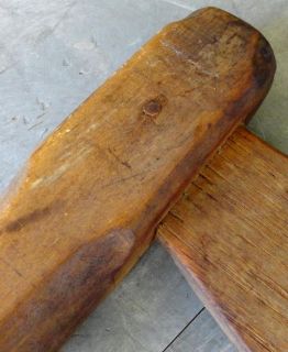Large Primitive Antique Cheese Curd Cutter Wooden Double Paddle Pegged