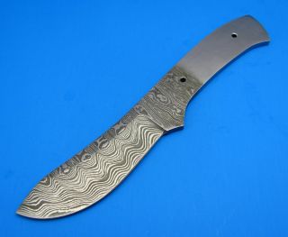 Full Tang Clip Point Damascus Knife Making Fixed Blade Hunting Blank