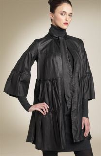 Diane von Furstenberg Tocar Leather Coat