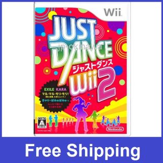 NEW Nintendo Wii JUST DANCE Wii 2 Import Japan 