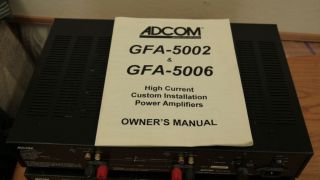 Adcom GFA 5002 High Current Custom Installation Amplifiers