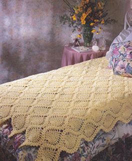 Crochet Pattern ~ PINEAPPLE PERFECTION AFGHAN ~ Instructions