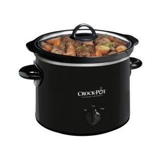crock pot scr200 b 2 quart round slow cooker black
