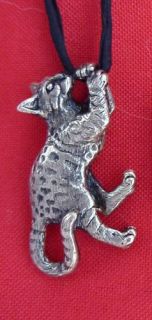 Bengal Kitty Cat Sterling 925 Custom Pendant Necklace