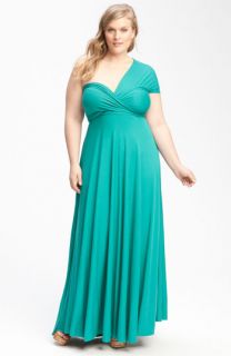 Monif C Marilyn Convertible Jersey Gown (Plus)
