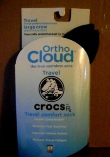 Crocsrx Orthocloud Travel Compression Crew Socks
