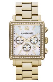 Michael Kors Rectangular Chronograph Bracelet Watch