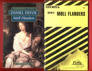Moll Flanders by Daniel Defoe + Cliff Notes study guide   Free