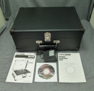 Crosley Radio CR249 USB TURNTABLE Record Player Black transfer vinyl