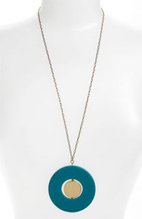 kate spade new york come full circle long pendant necklace