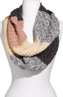 BP Patchwork Knit Infinity Scarf